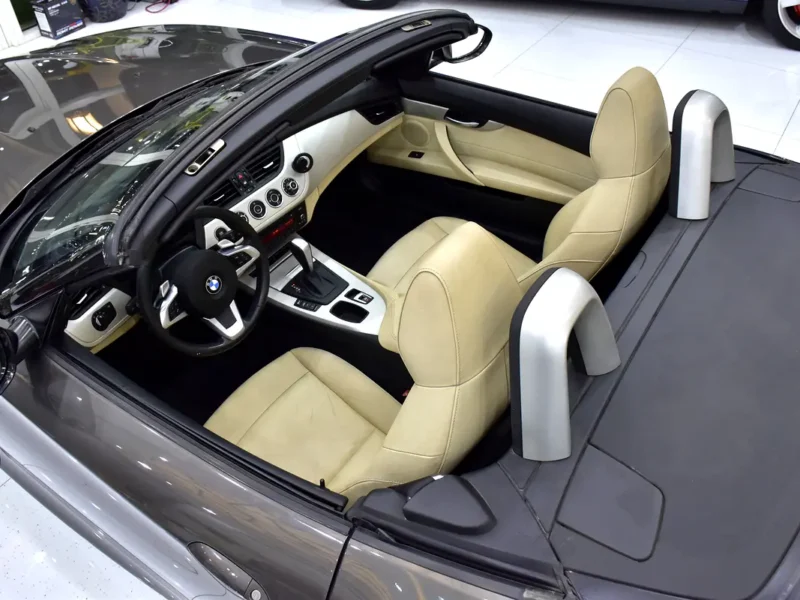2012 BMW Z4 sDrive23i 6 Cylinders Petrol Engine Brown Beige Hard Top Convertible GCC