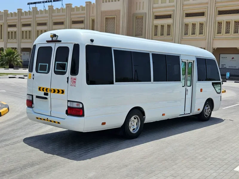 2012 Toyota Coaster 4 Cylinders Diesel Engine White Maroon Van MT Very Neat and Clean 30 Seater