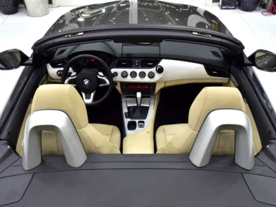 2012 BMW Z4 sDrive23i 6 Cylinders Petrol Engine Brown Beige Hard Top Convertible GCC