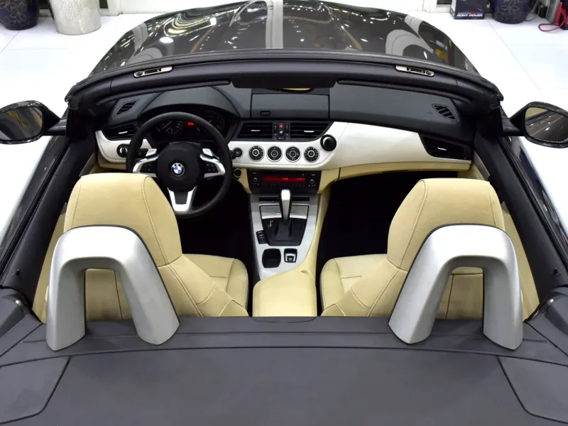 2012 BMW Z4 sDrive23i 6 Cylinders Petrol Engine Brown Beige Hard Top Convertible GCC