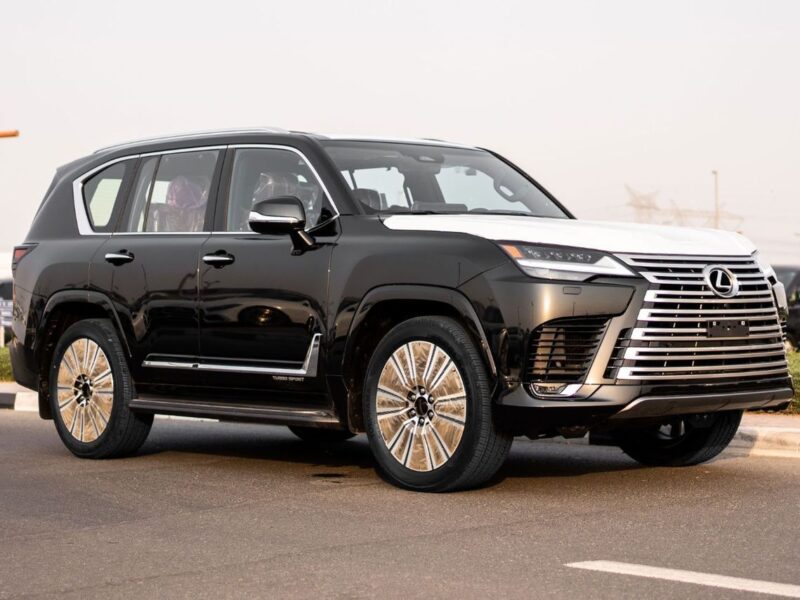2026 Lexus LX600 Turbo Sport 3.5L V6 Twin-Turbo Petrol Engine Black Maroon SUV GCC