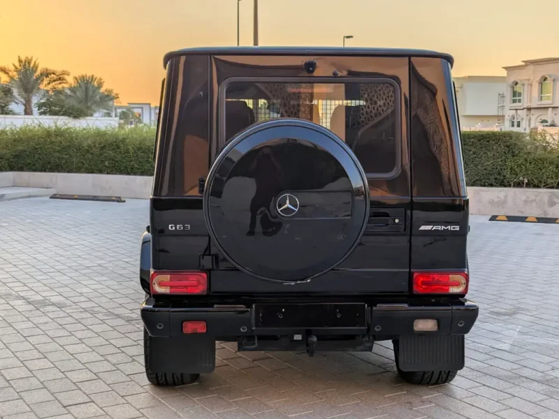2014 Mercedes-Benz G 63 AMG 5.5L Twin-Turbo V8 Petrol Engine Black Luxury SUV Full Option GCC