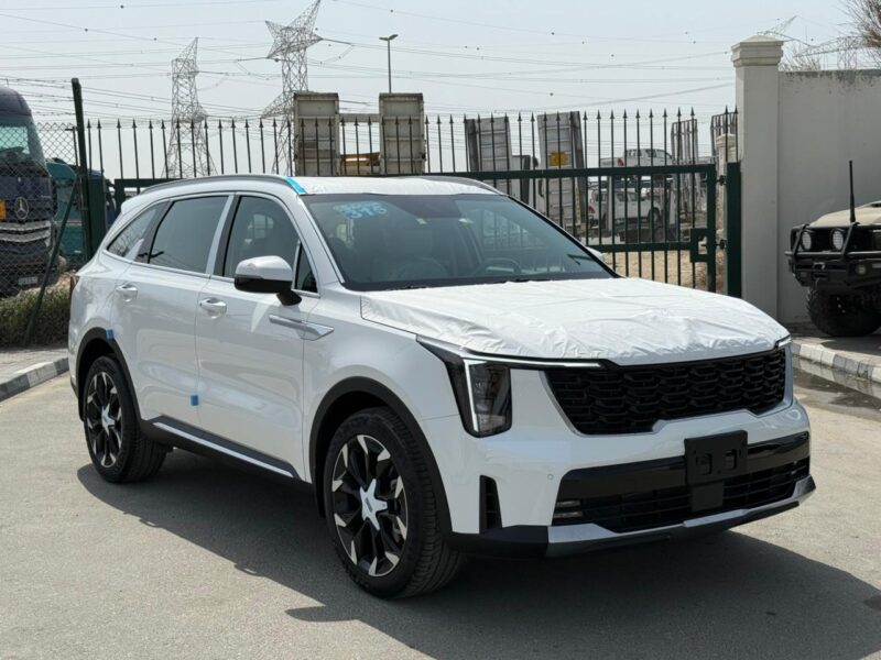 2026 Kia Sorento 2.5 Litres 4-Cylinder Petrol Engine White Beige SUV GCC Specs FULL OPTION