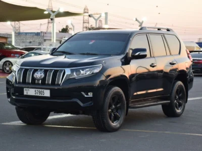 2014 TOYOTA PRADO GXR 4.0L 6 Cylinders PETROL Engine Black Maroon SUV GCC Specs
