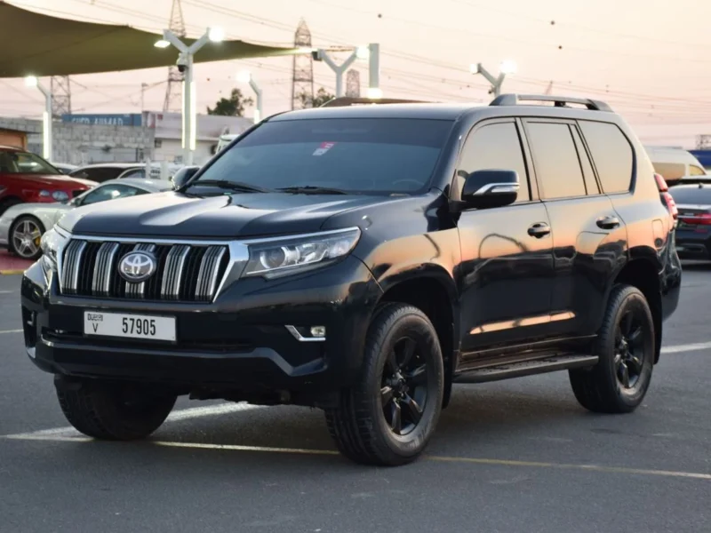 2014 TOYOTA PRADO GXR 4.0L 6 Cylinders PETROL Engine Black Maroon SUV GCC Specs