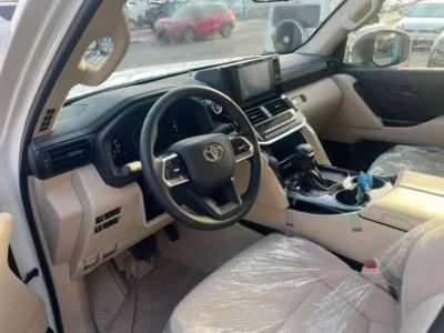 2026 Toyota Land Cruiser EXR 4.0 Litres 6 Cylinders Petrol Engine White Beige SUV GCC Specs