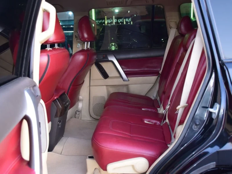 2014 TOYOTA PRADO GXR 4.0L 6 Cylinders PETROL Engine Black Maroon SUV GCC Specs