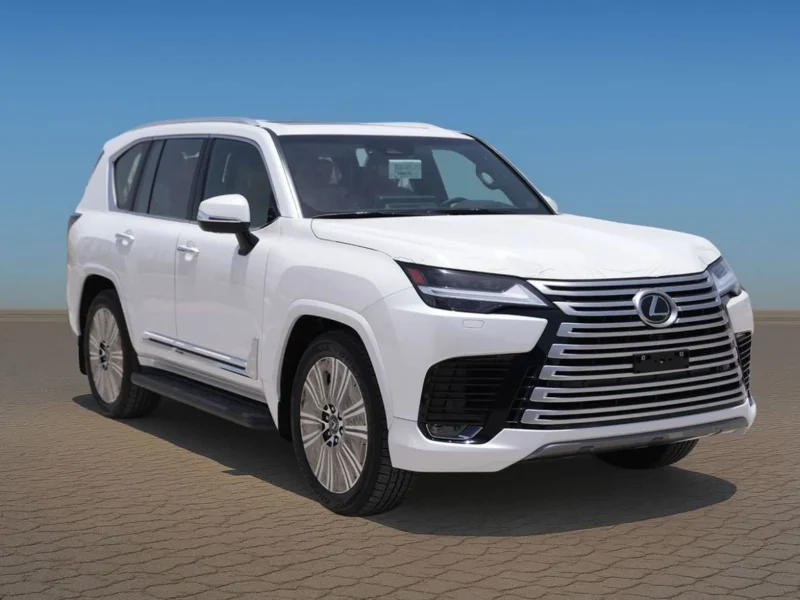 2026 Lexus LX700h SIGNATURE 3.5 Litres 6 Cylinders Hybrid Engine White Tan SUV GCC Specs