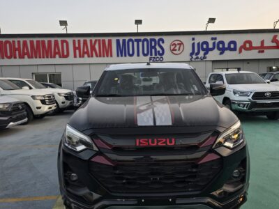 2026 ISUZU D-MAX GT 3.0L TURBO DIESEL4 Cylinders DC 4×4 Black Pickup Truck GCC Specs