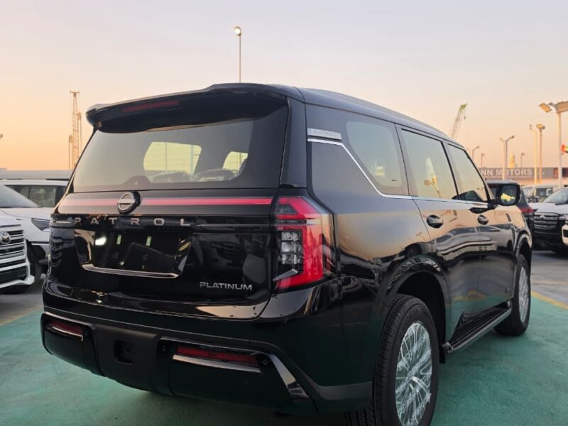 2026 Nissan Patrol 3.5 Litres DOHC Twin Turbo V6 Petrol Engine Black Red SUV GCC Specs