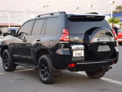 2014 TOYOTA PRADO GXR 4.0L 6 Cylinders PETROL Engine Black Maroon SUV GCC Specs