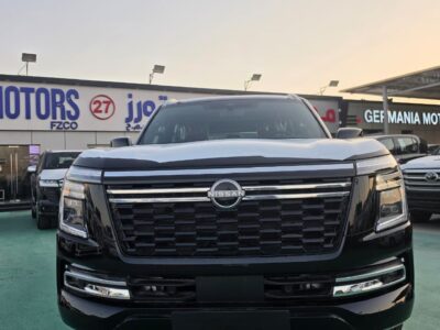 2026 Nissan Patrol 3.5 Litres DOHC Twin Turbo V6 Petrol Engine Black Red SUV GCC Specs