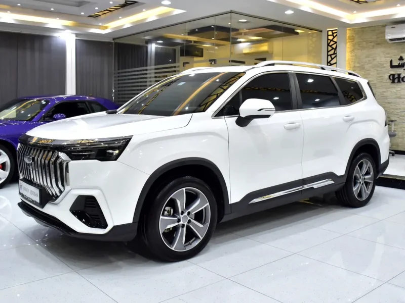 2025 Geely Okvango GF 4 Cylinders Petrol Engine White Beige SUV GCC Specs Automatic