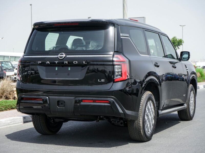2026 Nissan Patrol LE 3.5 Litres DOHC Twin Turbo V6 Petrol Engine Black SUV GCC Specs