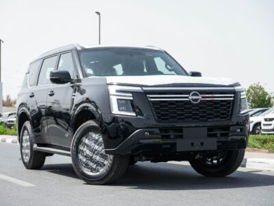 2026 Nissan Patrol LE 3.5 Litres DOHC Twin Turbo V6 Petrol Engine Black SUV GCC Specs