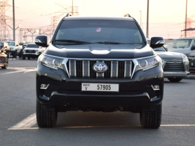 2014 TOYOTA PRADO GXR 4.0L 6 Cylinders PETROL Engine Black Maroon SUV GCC Specs