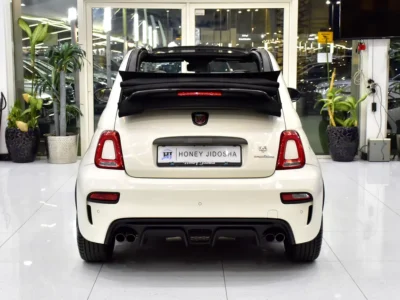 2022 Abarth 595 C Competizione 4 Cylinders Petrol Engine White Black Soft Top Convertible GCC Specs