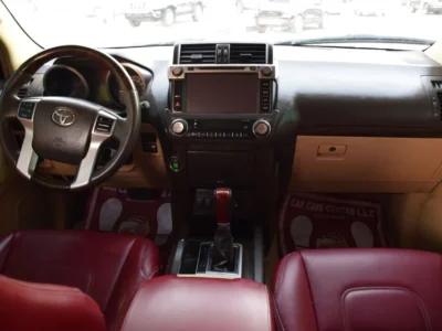 2014 TOYOTA PRADO GXR 4.0L 6 Cylinders PETROL Engine Black Maroon SUV GCC Specs