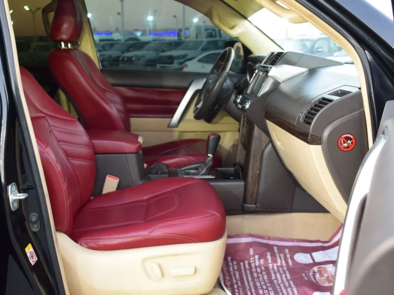2014 TOYOTA PRADO GXR 4.0L 6 Cylinders PETROL Engine Black Maroon SUV GCC Specs