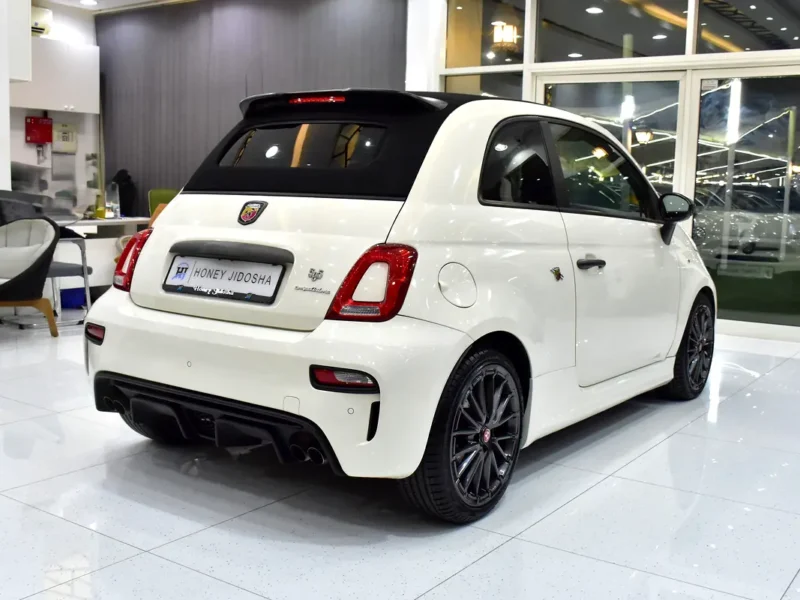 2022 Abarth 595 C Competizione 4 Cylinders Petrol Engine White Black Soft Top Convertible GCC Specs