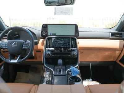 2026 Lexus LX700h SIGNATURE 3.5 Litres 6 Cylinders Hybrid Engine White Tan SUV GCC Specs