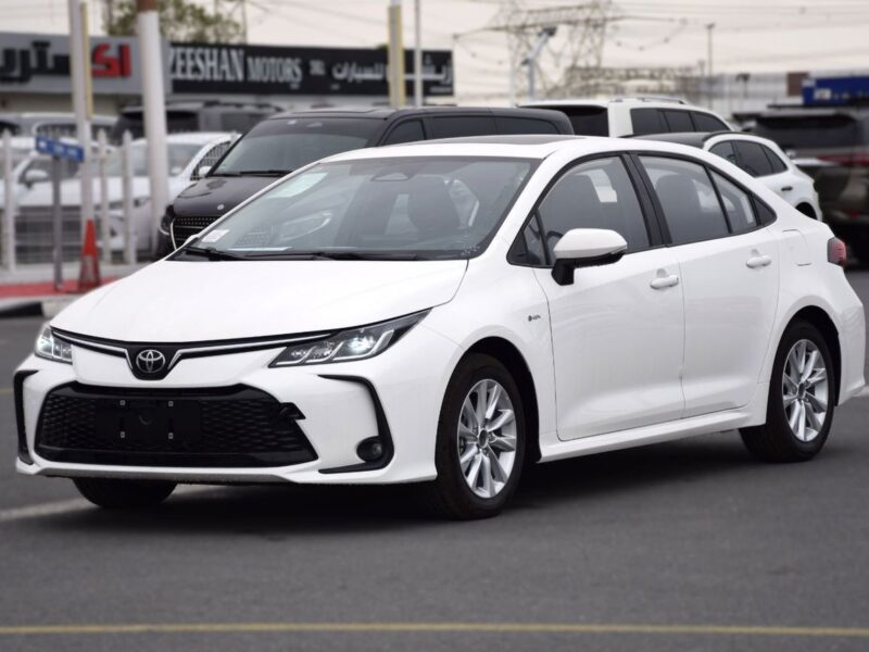 2025 Toyota Corolla XLI EXECUTIVE HEV 1.8L 4 Cylinders Engine White Grey Sedan GCC
