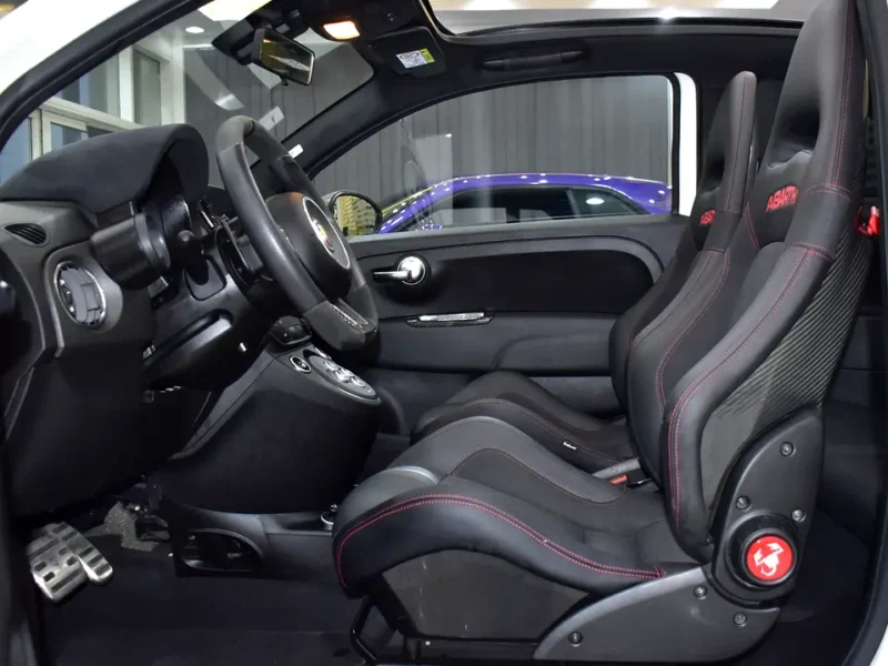2022 Abarth 595 C Competizione 4 Cylinders Petrol Engine White Black Soft Top Convertible GCC Specs
