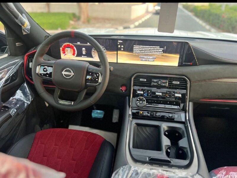 2026 NISSAN PATROL NISMO 3.5L TWIN TURBO V6 PETROL Engine White Red SUV GCC Specs