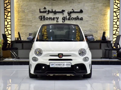2022 Abarth 595 C Competizione 4 Cylinders Petrol Engine White Black Soft Top Convertible GCC Specs