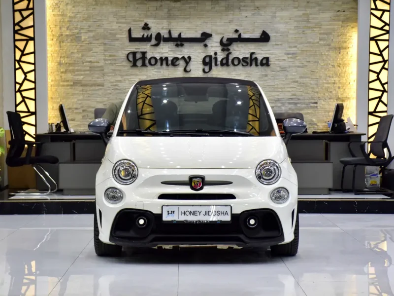 2022 Abarth 595 C Competizione 4 Cylinders Petrol Engine White Black Soft Top Convertible GCC Specs