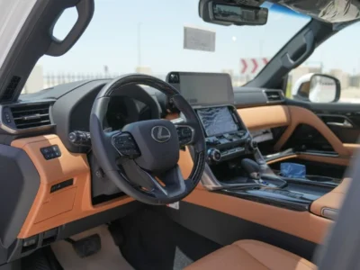 2026 Lexus LX700h SIGNATURE 3.5 Litres 6 Cylinders Hybrid Engine White Tan SUV GCC Specs