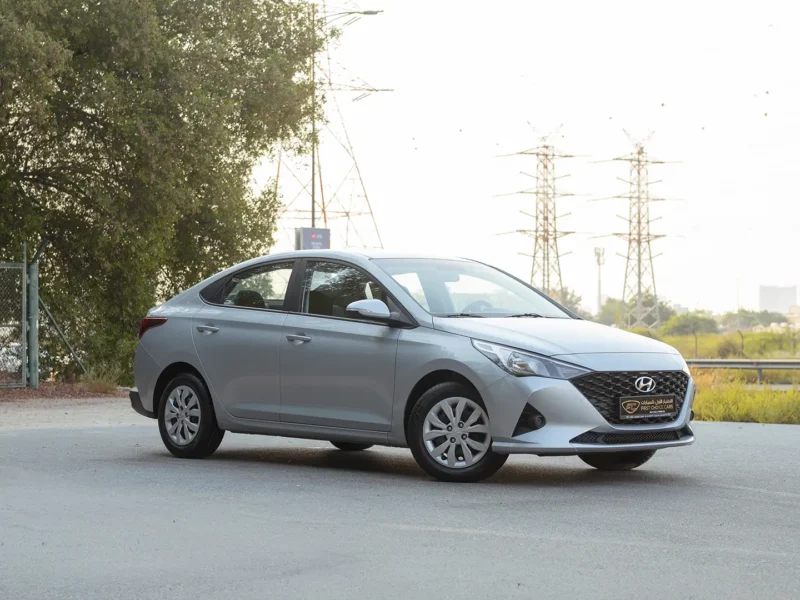 2023 Hyundai Accent Smart 1.6 Litres 4 Cylinders Petrol Engine Silver Grey Sedan GCC Specs