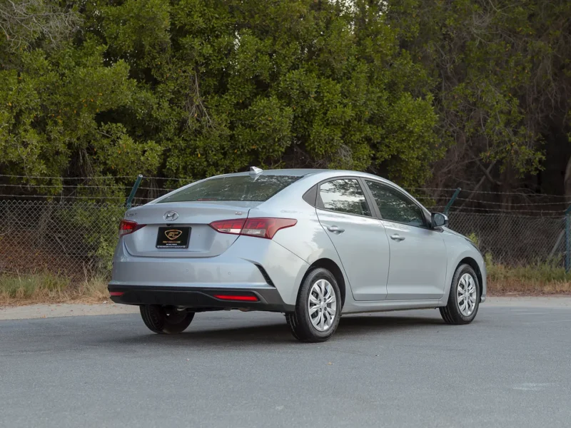 2023 Hyundai Accent Smart 1.6 Litres 4 Cylinders Petrol Engine Silver Grey Sedan GCC Specs