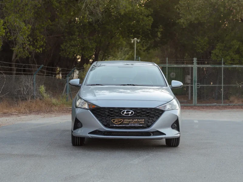 2023 Hyundai Accent Smart 1.6 Litres 4 Cylinders Petrol Engine Silver Grey Sedan GCC Specs