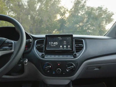 2023 Hyundai Accent Smart 1.6 Litres 4 Cylinders Petrol Engine Silver Grey Sedan GCC Specs