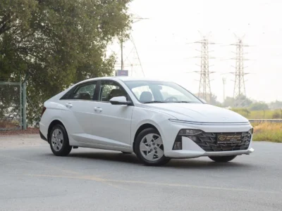 2025 Hyundai Accent Smart 1.5 Litres 4 Cylinders Petrol Engine White Beige Sedan GCC Specs