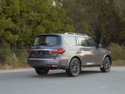 2023 Infiniti QX80 Sensory 5.6 Litres 8 Cylinders Petrol Engine Grey Black SUV GCC Specs