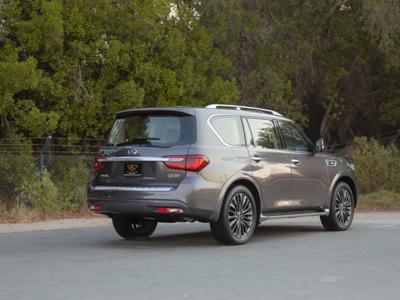 2023 Infiniti QX80 Sensory 5.6 Litres 8 Cylinders Petrol Engine Grey Black SUV GCC Specs