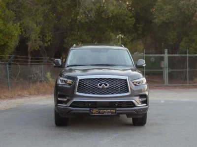 2023 Infiniti QX80 Sensory 5.6 Litres 8 Cylinders Petrol Engine Grey Black SUV GCC Specs