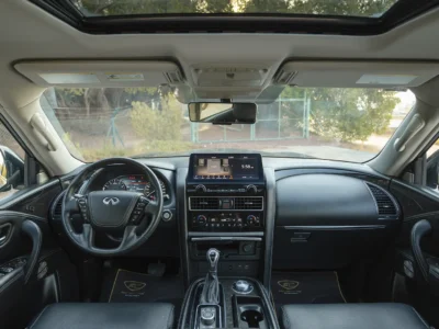 2023 Infiniti QX80 Sensory 5.6 Litres 8 Cylinders Petrol Engine Grey Black SUV GCC Specs