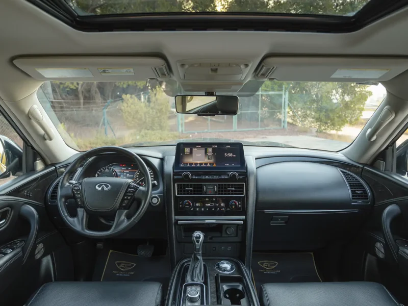 2023 Infiniti QX80 Sensory 5.6 Litres 8 Cylinders Petrol Engine Grey Black SUV GCC Specs