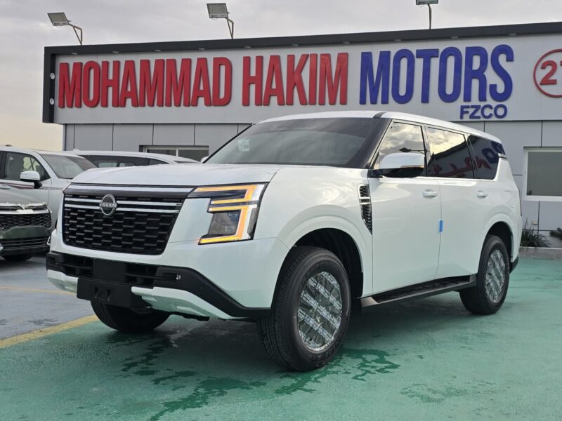 2026 NISSAN PATROL SE 3.8L V6 Naturally Aspirated V6 Petrol Engine White Red SUV GCC