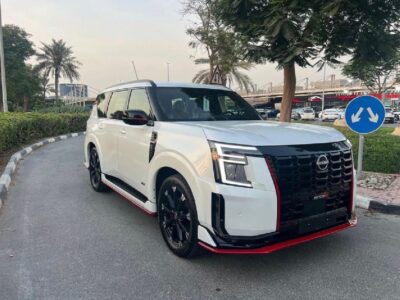 2026 NISSAN PATROL NISMO 3.5L TWIN TURBO V6 PETROL Engine White Red SUV GCC Specs