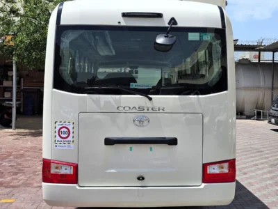 2026 Toyota Coaster 2.7l 4 Cylinders Petrol Engine M/T RWD 23 seats White Brown Bus
