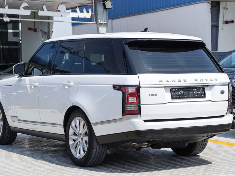 2016 Land Rover Range Rover HSE 3.0 Litres 6 Cylinders Petrol Engine White Brown SUV GCC