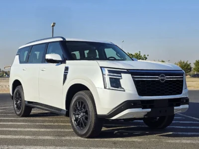 2026 Nissan Patrol SE T2 3.8 Litres 6 Cylinders Petrol Engine White Tan SUV GCC Specs