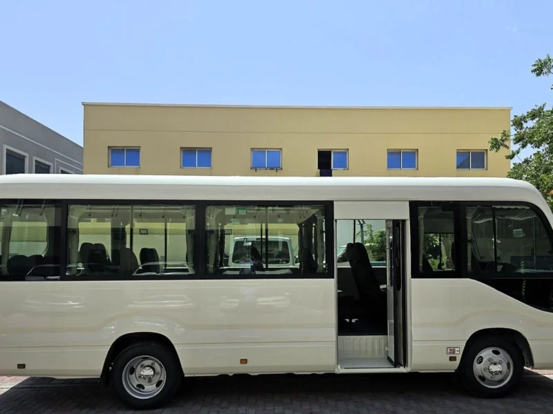 2026 Toyota Coaster 2.7l 4 Cylinders Petrol Engine M/T RWD 23 seats White Brown Bus