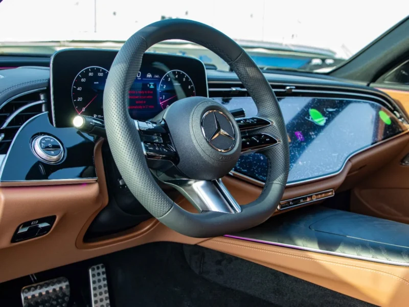 2026 Mercedes‑Benz E300 AMG Package 2.0L Turbocharged Petrol 4 Cylinders Black Tan Sedan