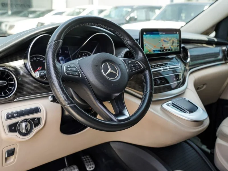 2023 Mercedes Benz V 250 AVANTGARDE 4 Cylinders Petrol Engine Black Beige Van GCC Specs