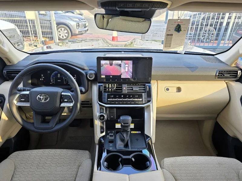2026 Toyota Land Cruiser GXR 3.5L Twin Turbo 6 Cylinders Hybrid Engine Black Beige SUV